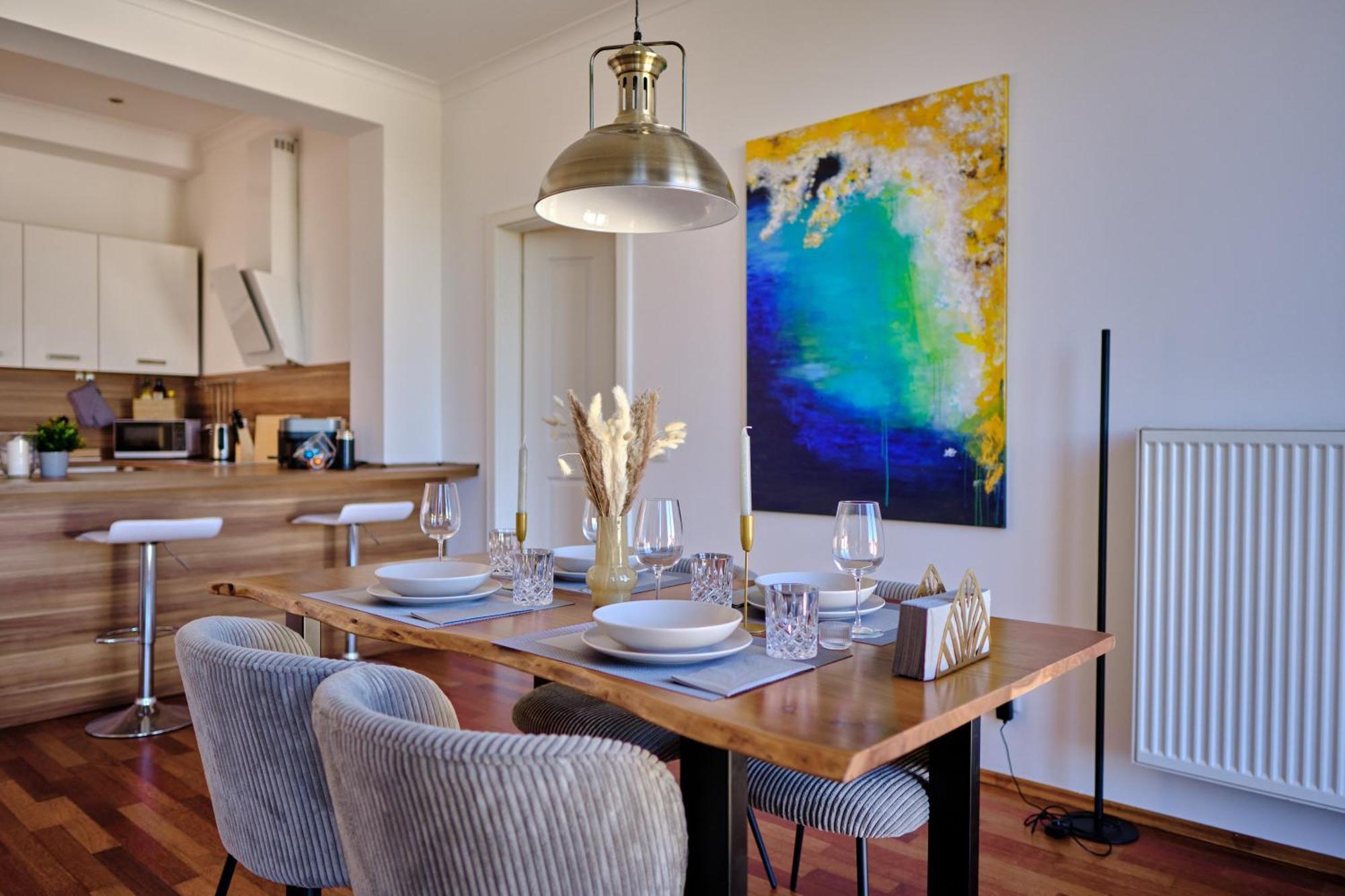 Historisches Deluxe Apartment Im Marianum ノイス 部屋 写真